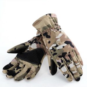 lámhainní Camouflage Thermal Hunting Gloves